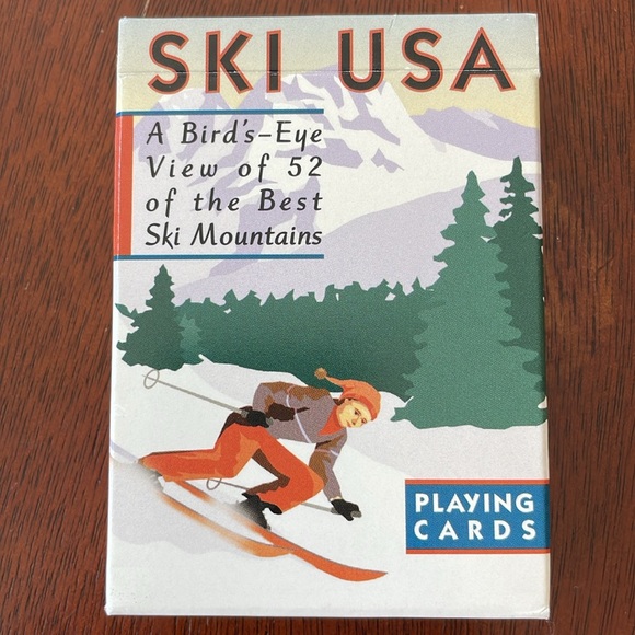 Ski themed bundle- book & playing cards - Picture 6 of 8